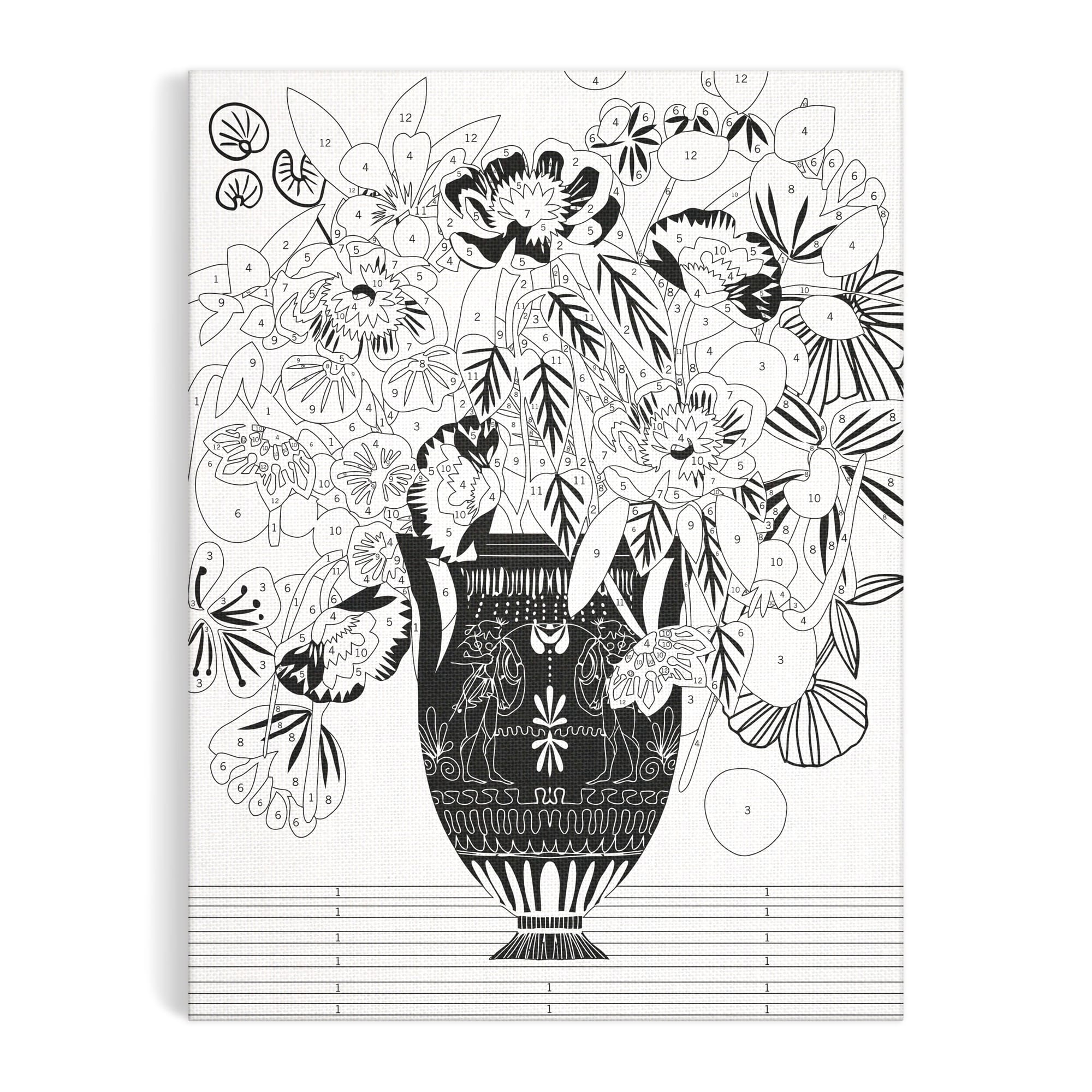 Kitty McCall Etruscan Vase Paint by Number Kit | Galison