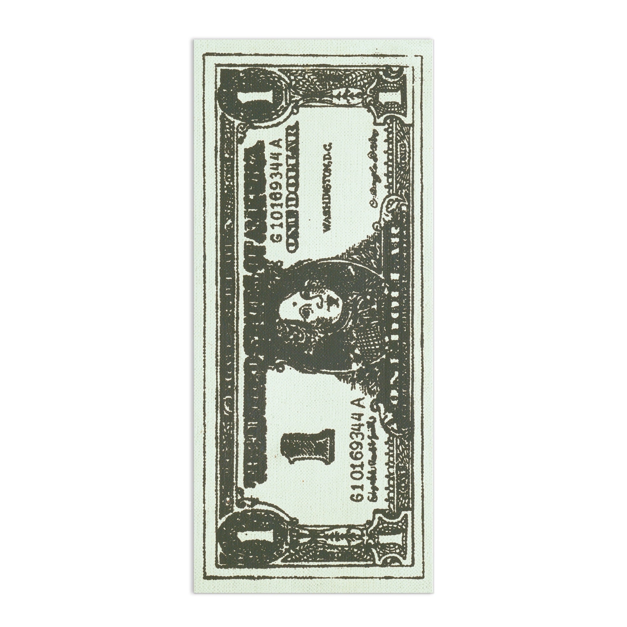Andy Warhol Dollar Bill Shaped Bookmark – Galison