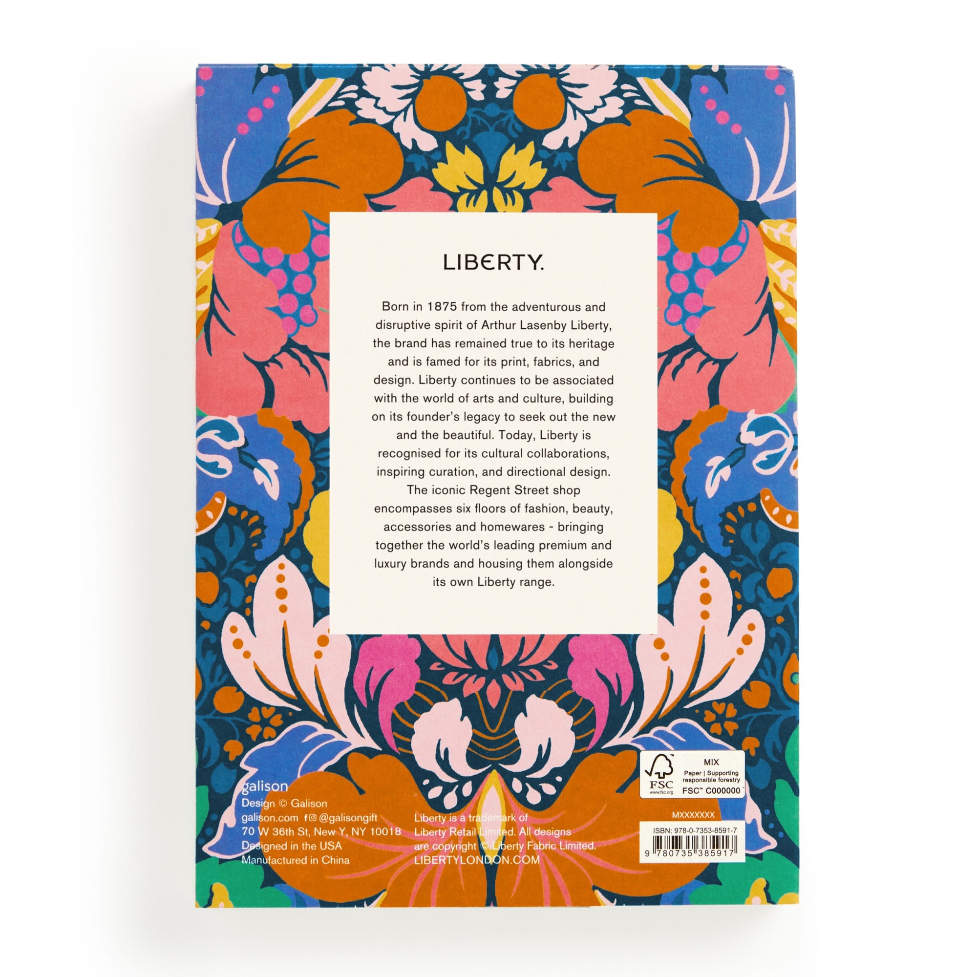 【超希少】英国絵本 ハリエットベネット アーネストニスター クロモリトグラフ Liberty Glastonbury Premium A5 Notebook | Galison