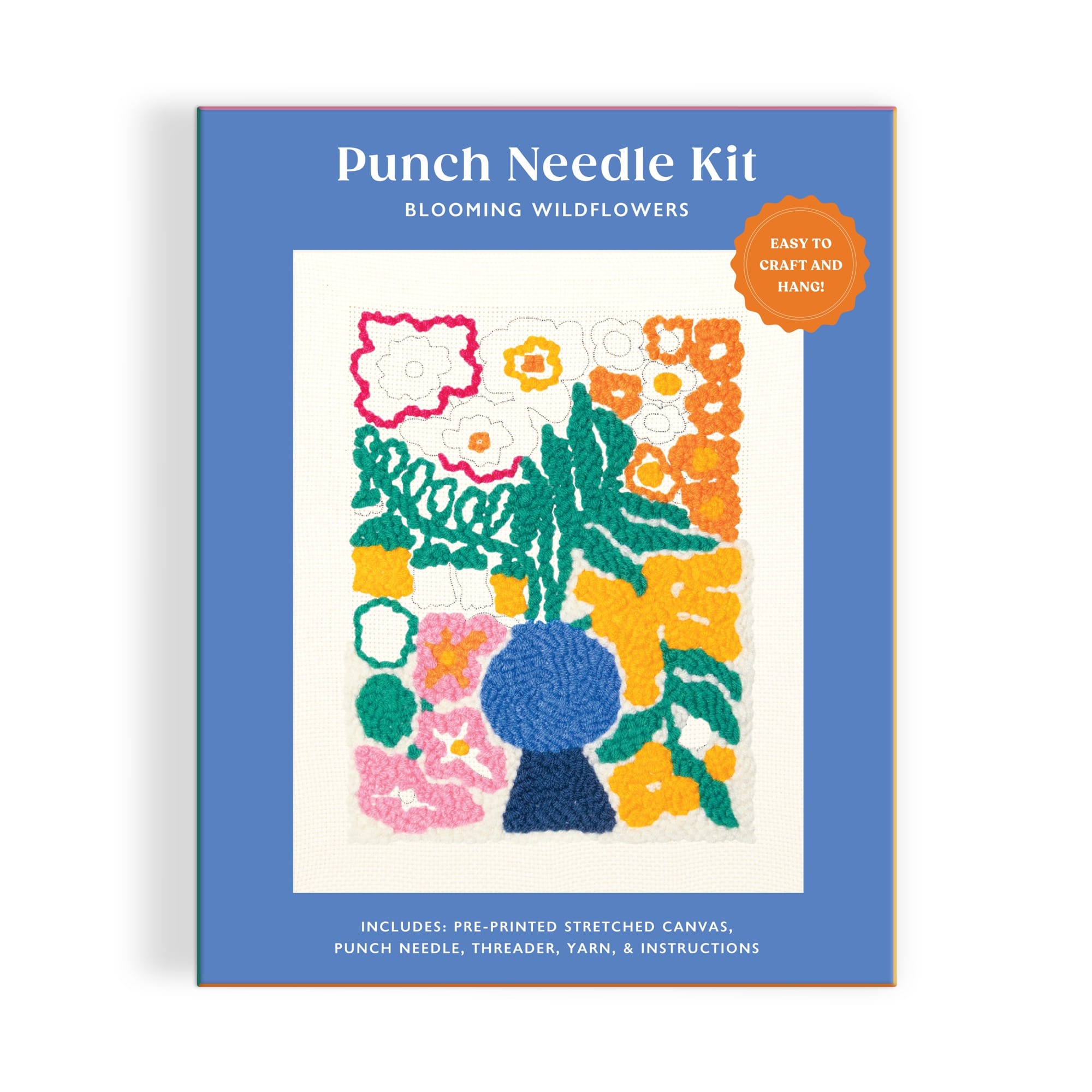 Blooming Wildflowers Punch Needle Kit | Galison