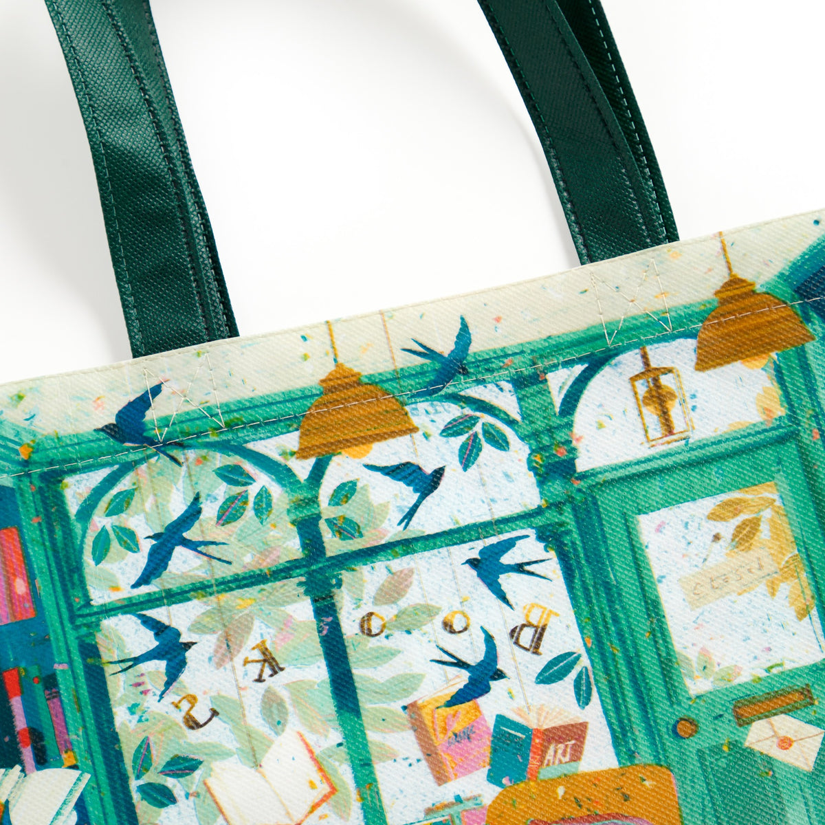 Bookshop Afternoon Reusable Shopping Bag Bookshop Afternoon Reusable Shopping Bag