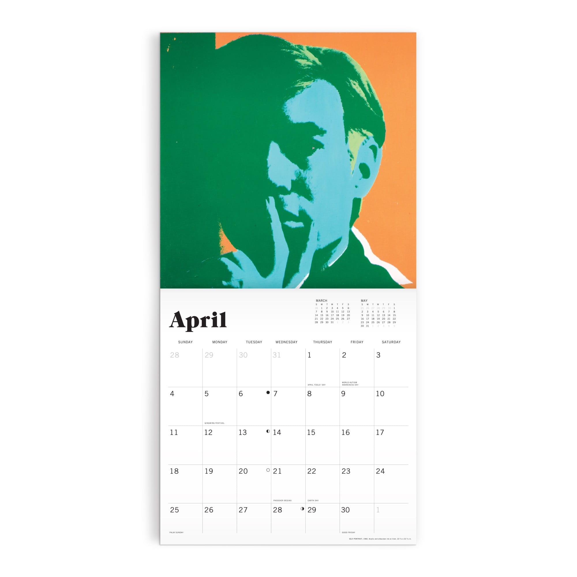 Andy Warhol 12 x 12 Wall Calendar 2027 – Galison