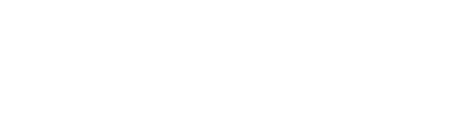 White galison text logo on a transparent background, with five white dots arranged in a slanted cluster to the right of the text.