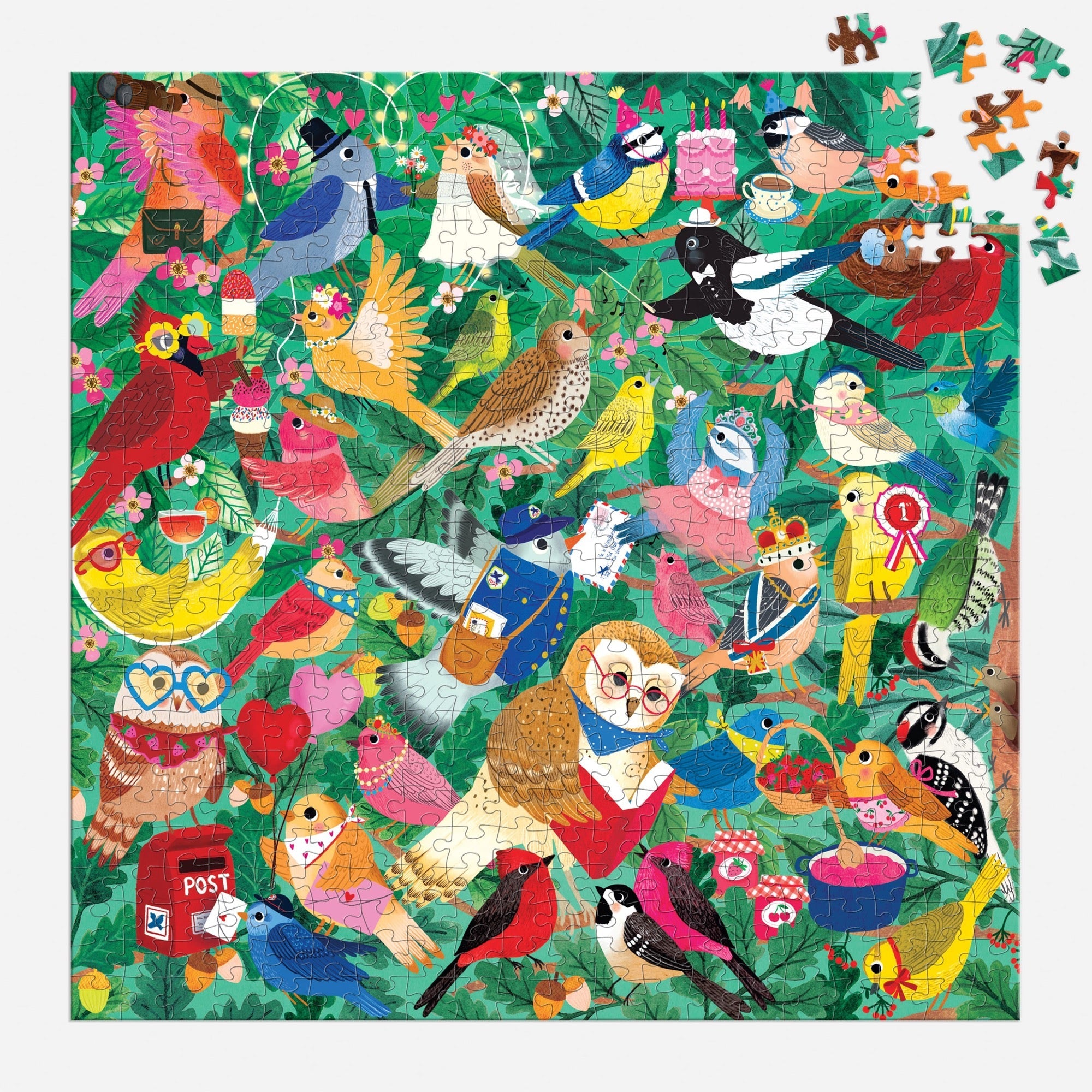 Birding Around 500 Piece Puzzle | Galison