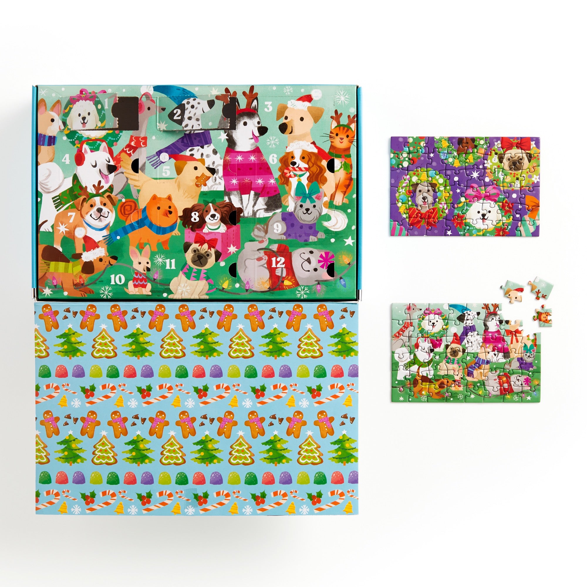 Ho Ho Howl! Countdown Puzzle Set – Galison