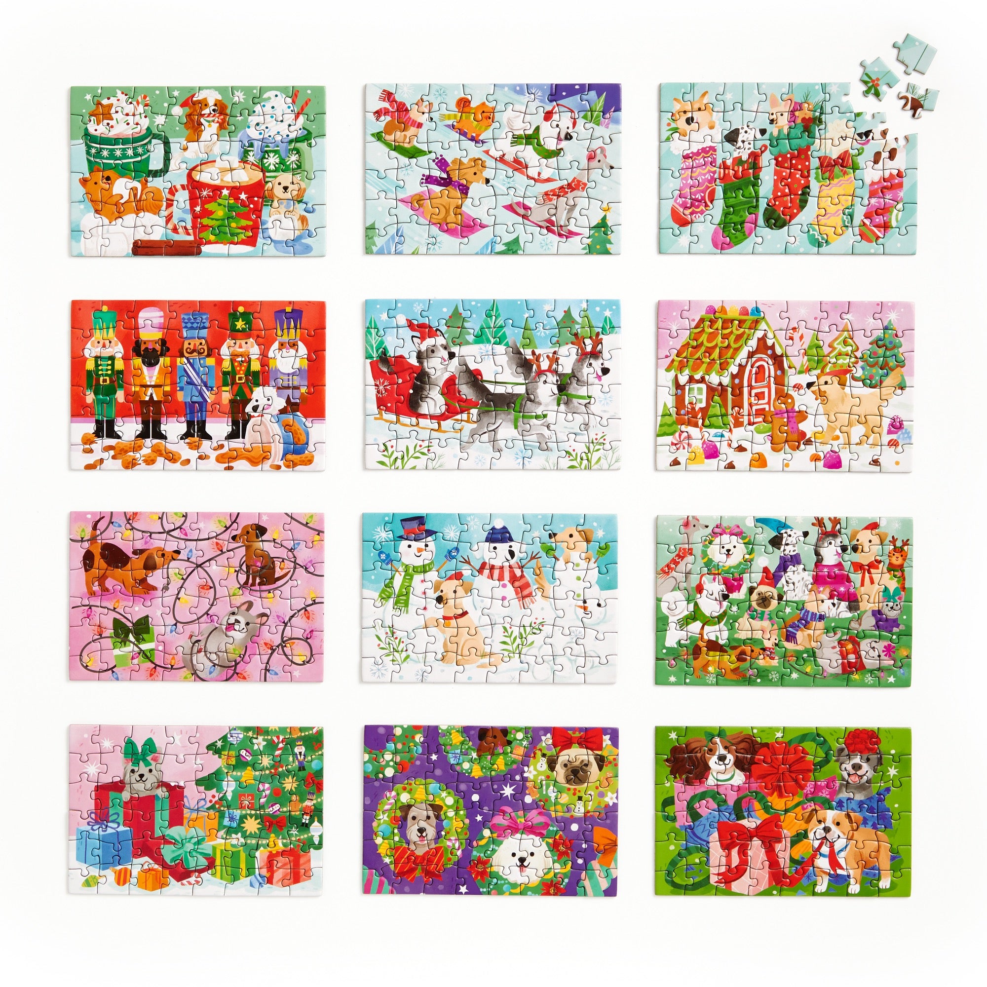 Ho Ho Howl! Countdown Puzzle Set – Galison