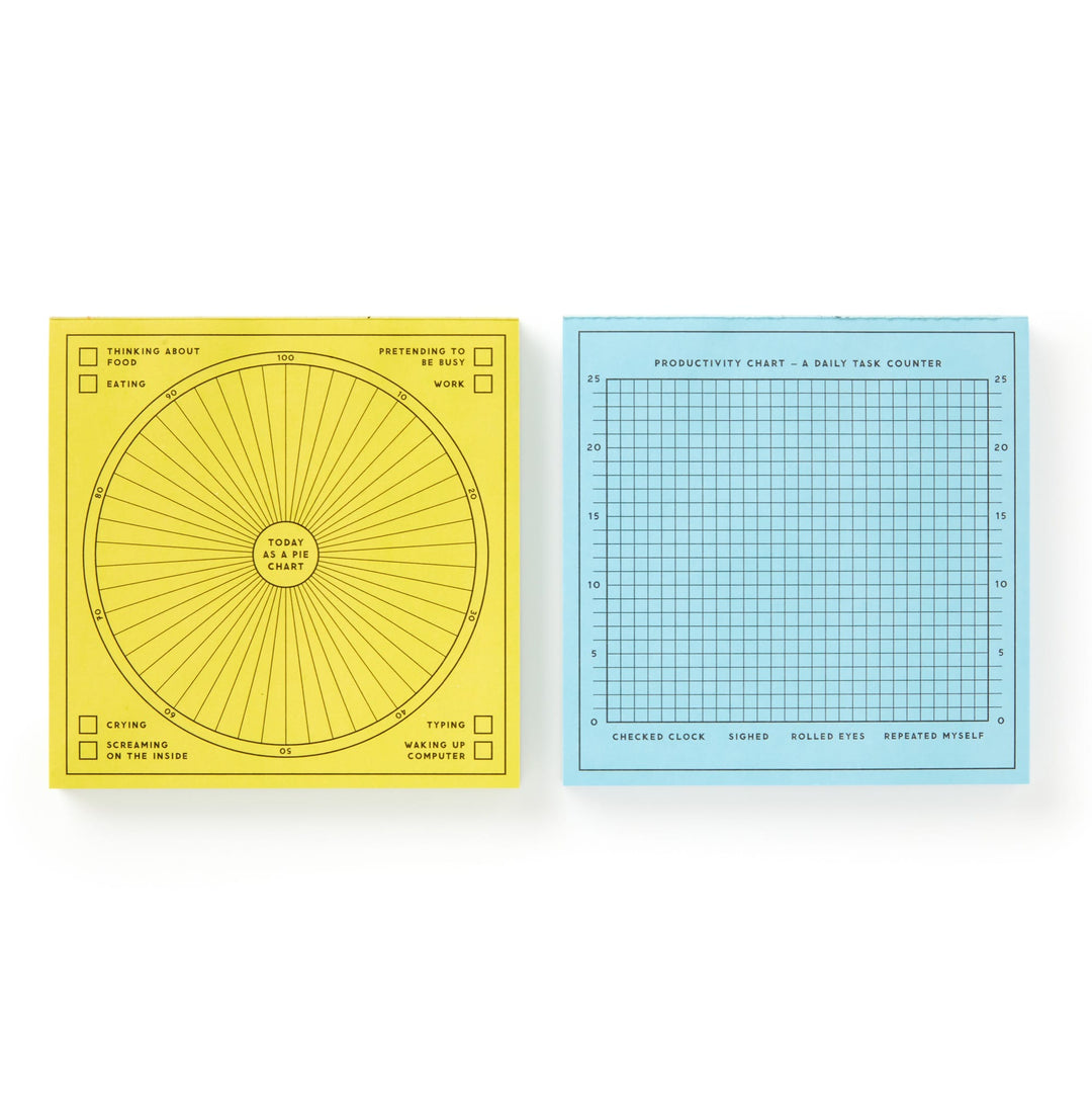 A La Chart Notepad Set of 2 - Brass Monkey - 9780735381131