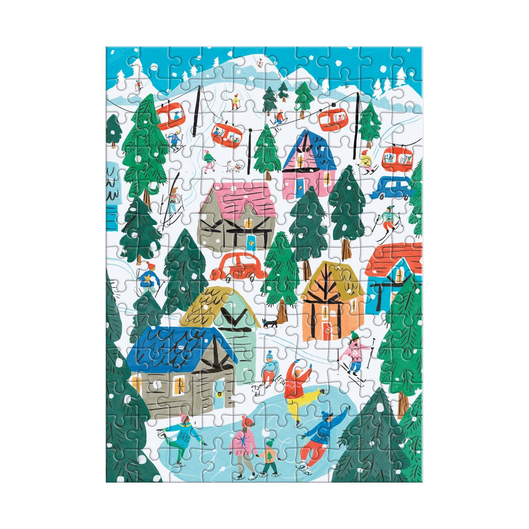 Alpine Cottage Puzzle Ornament Jigsaw Puzzle Louise Cunningham Starling 