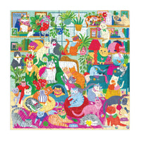 Caturday Afternoon 500 Piece Family Puzzle 500 Piece Puzzles Rebecca Jones 