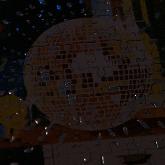 Disco Life 500 Piece Foil Puzzle