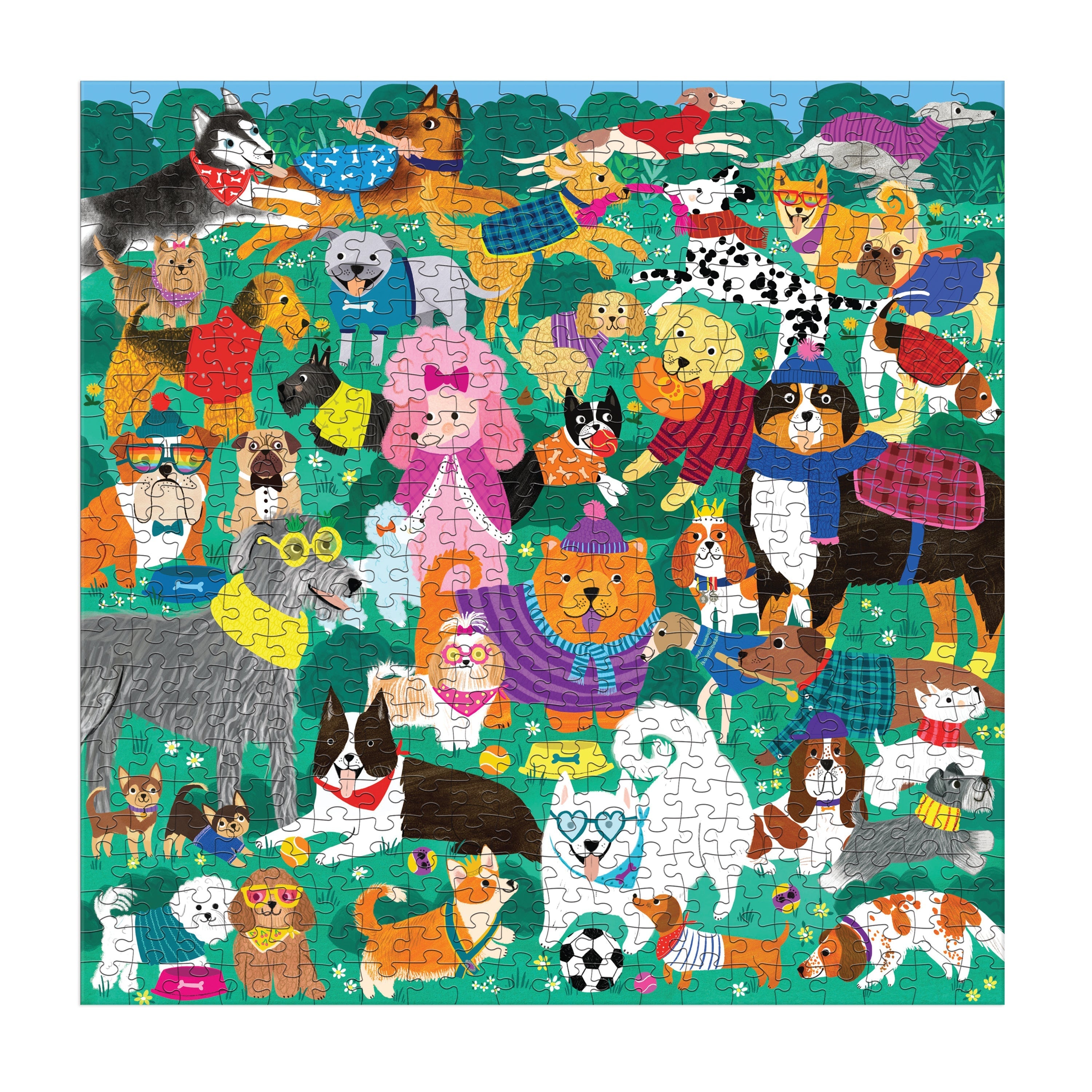 Doggone Days 500 Piece Family Puzzle | Galison