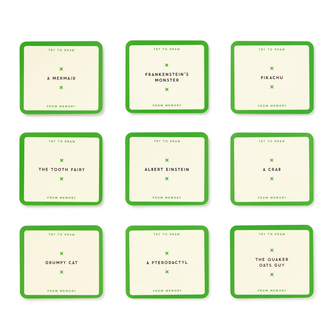 Basic Drawing Memory Game Drawing From Memory Game | Witty Party Fun | Galison