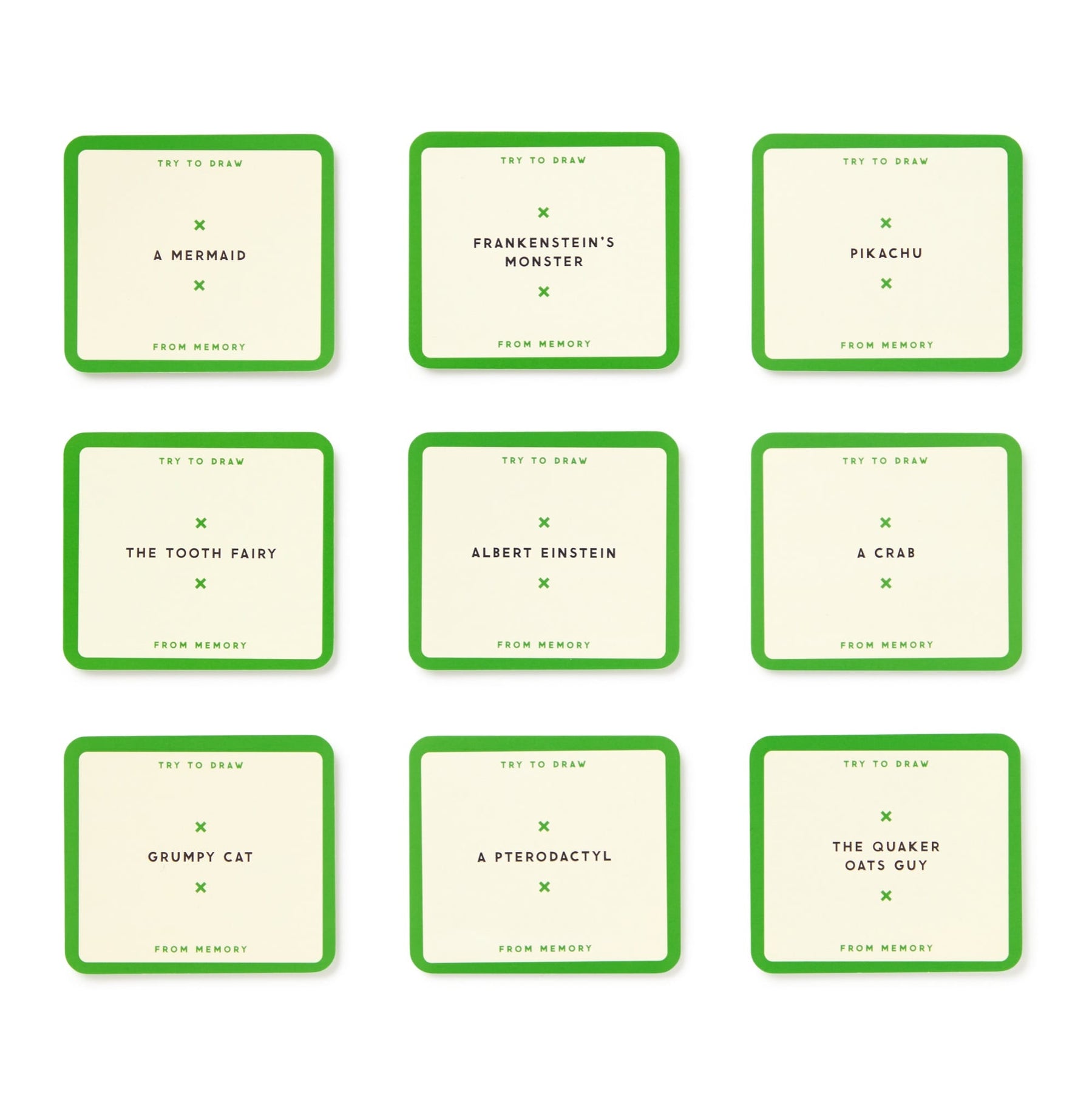 Draw Memory Game Drawing From Memory Game | Witty Party Fun | Galison