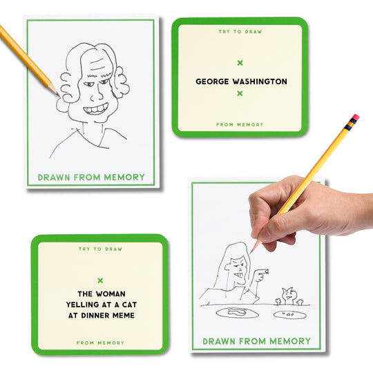 Drawing From Memory Game Party Game Brass Monkey 
