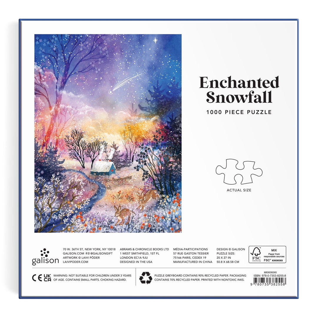 Lang, Puzzle da 1000 pezzi di neve e cacao Luxe Lang, Puzzle da 1000 pezzi di neve e cacao Luxe