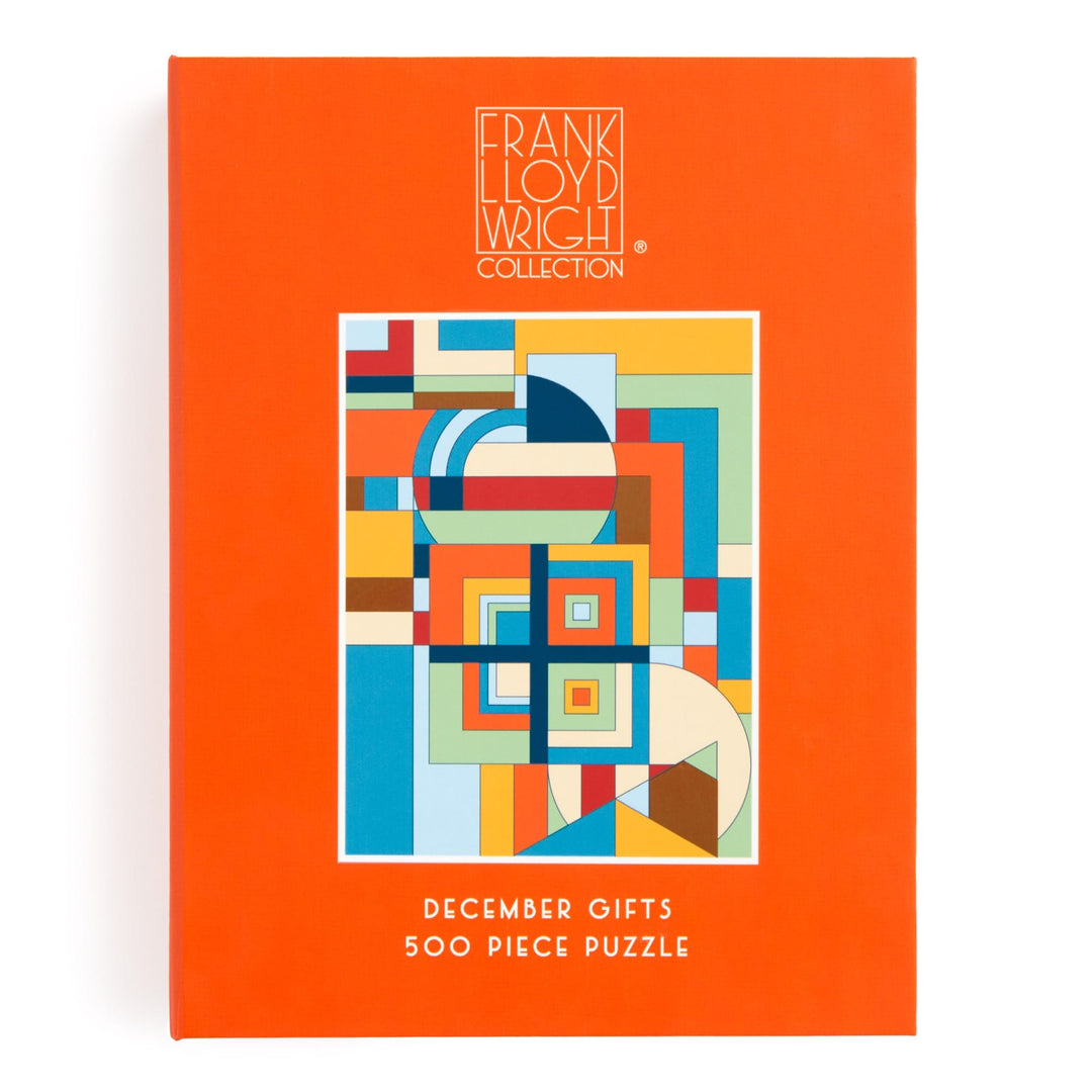 Frank Lloyd Wright December Gifts 500 Piece Book Puzzle Galison