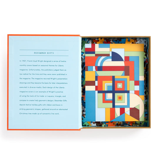 Frank Lloyd Wright December Gifts 500 Piece Book Puzzle 500 Piece Puzzles Frank Lloyd Wright Foundation 