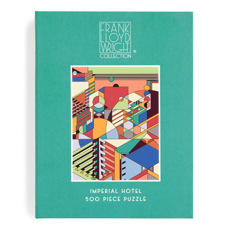 Frank Lloyd Wright Imperial Hotel 500 Piece Book Puzzle 500 Piece Puzzles Frank Lloyd Wright Foundation 