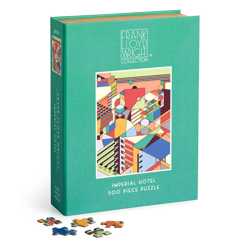 Frank Lloyd Wright Imperial Hotel 500 Piece Book Puzzle 500 Piece Puzzles Frank Lloyd Wright Foundation 