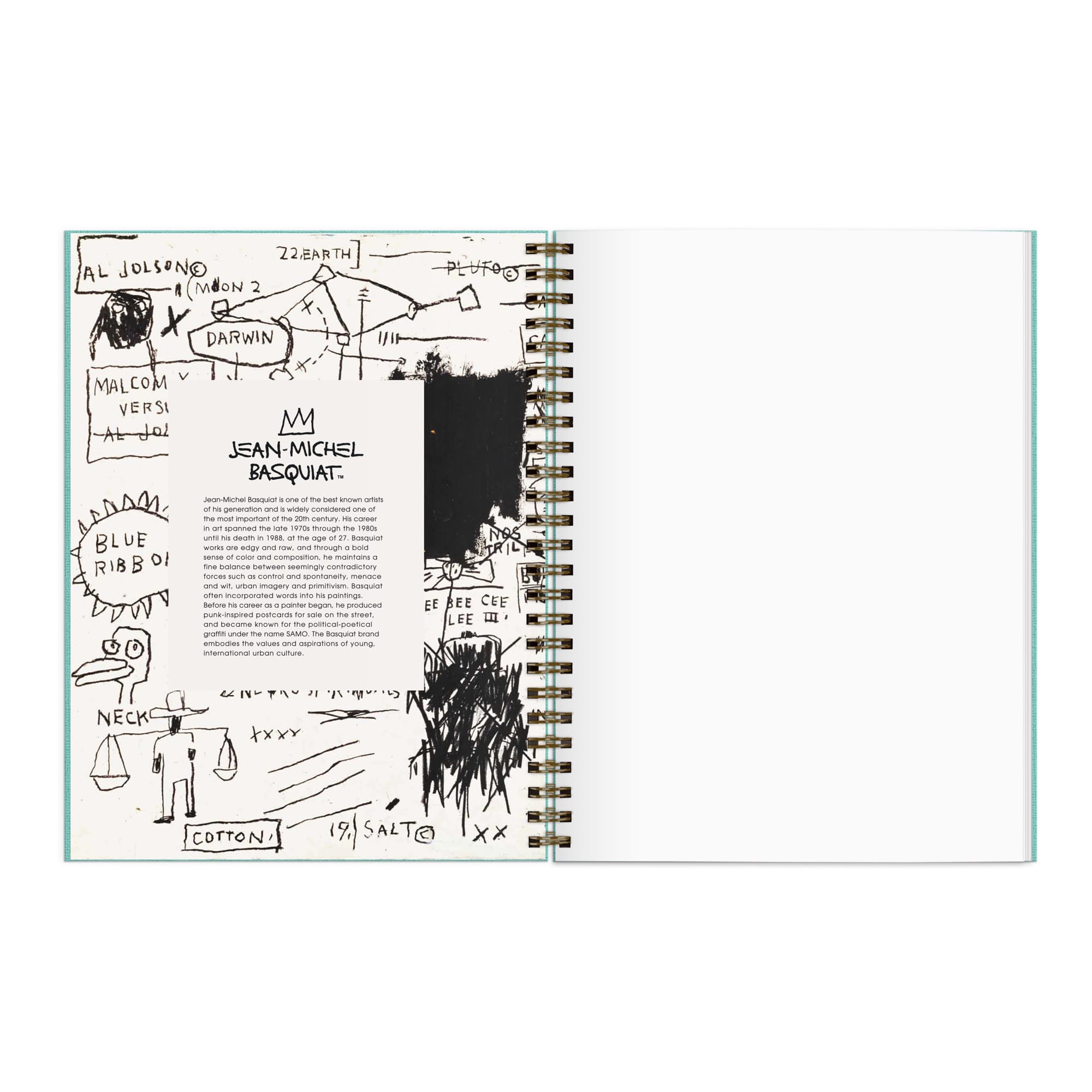 Jean-Michel Basquiat Inspirational Sketchbook | Galison