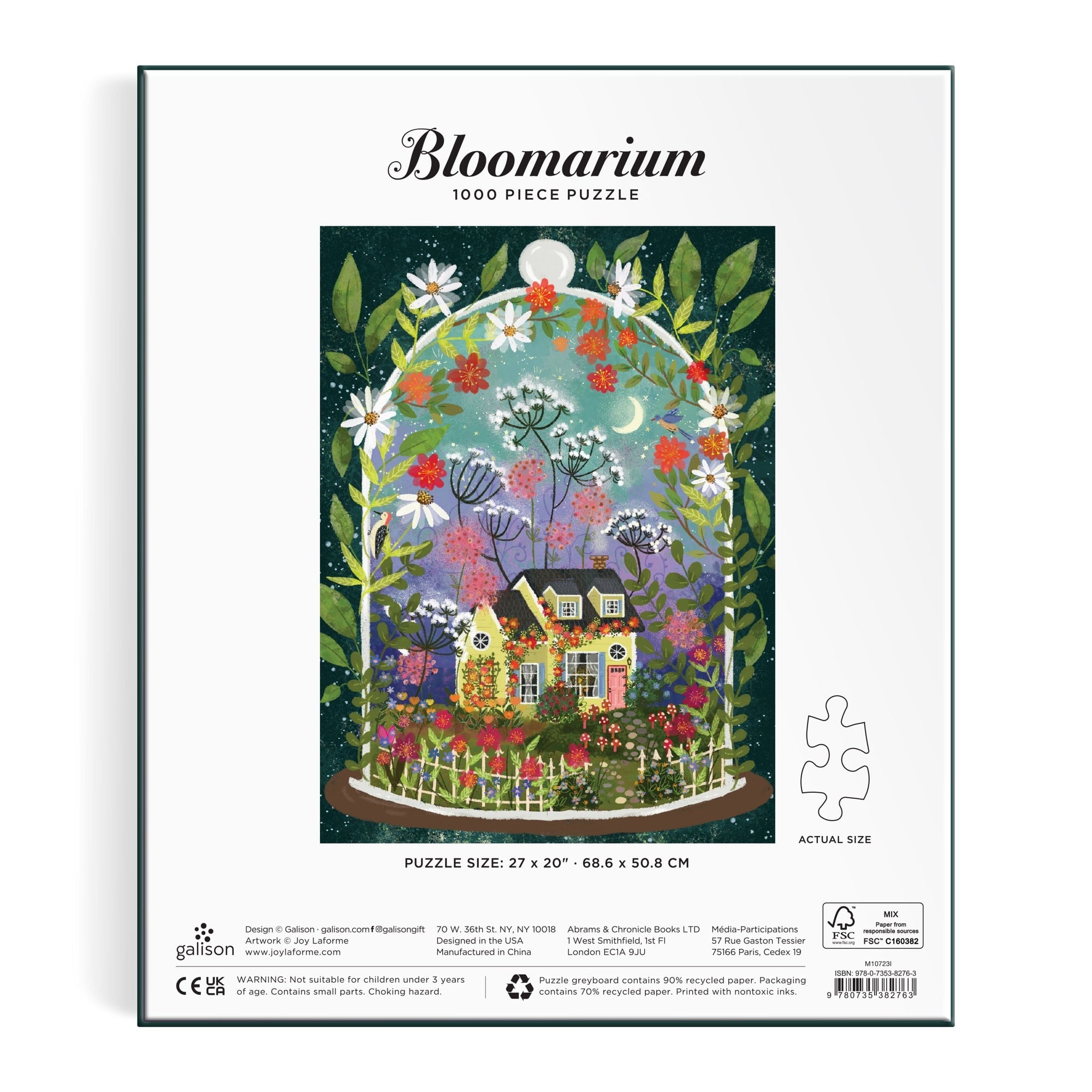 Joy Laforme Bloomarium 1000 Piece Puzzle – Galison