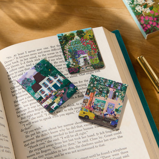 Joy Laforme Everblooming Magnetic Bookmark Set Bookmarks Joy Laforme 