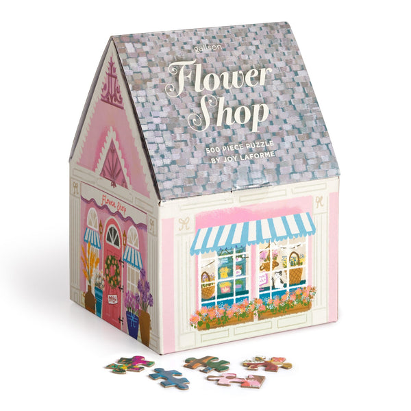 Joy Laforme Flower Shop 500-Piece Puzzle | Galison
