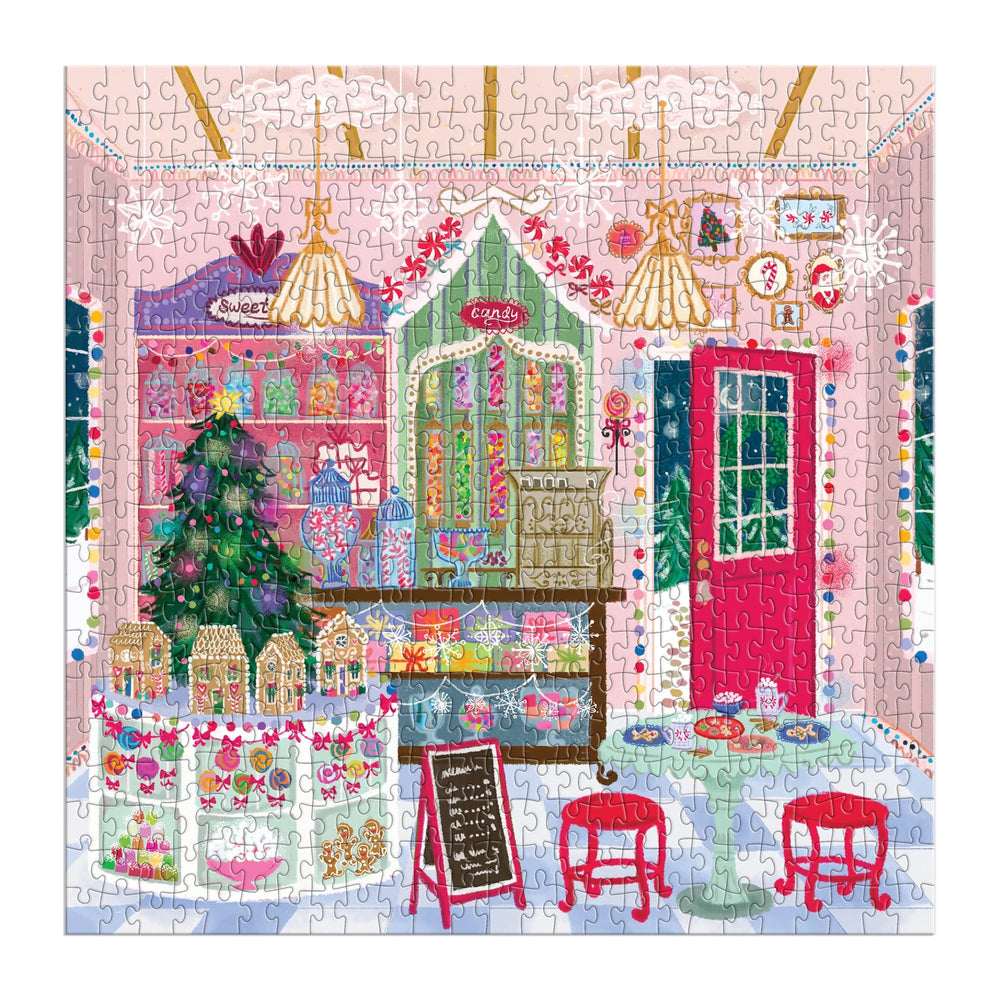 Joy Laforme Gingerbread Cottage 500 Piece Puzzle In A House Jigsaw Puzzle Joy Laforme 
