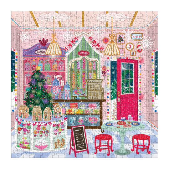 Joy Laforme Gingerbread Cottage 500 Piece Puzzle In A House Jigsaw Puzzle Joy Laforme 