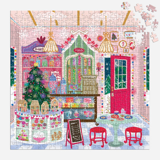Joy Laforme Gingerbread Cottage 500 Piece Puzzle In A House Jigsaw Puzzle Joy Laforme 