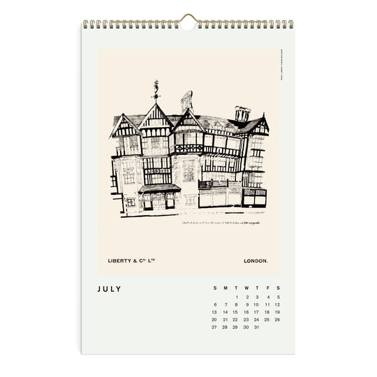 Liberty 2025 Wall Calendar Calendars Liberty of London Ltd 