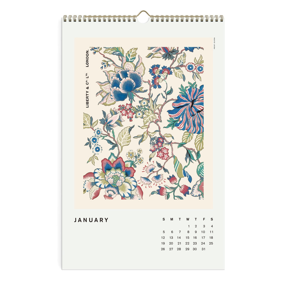 Liberty 2025 Wall Calendar Calendars Liberty of London Ltd 