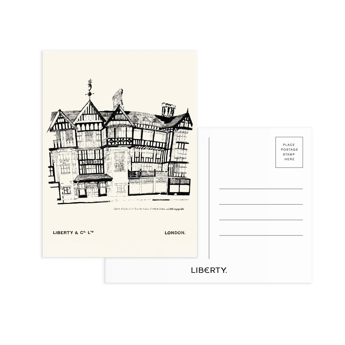 Liberty Postcard Book Postcards Liberty of London Ltd 