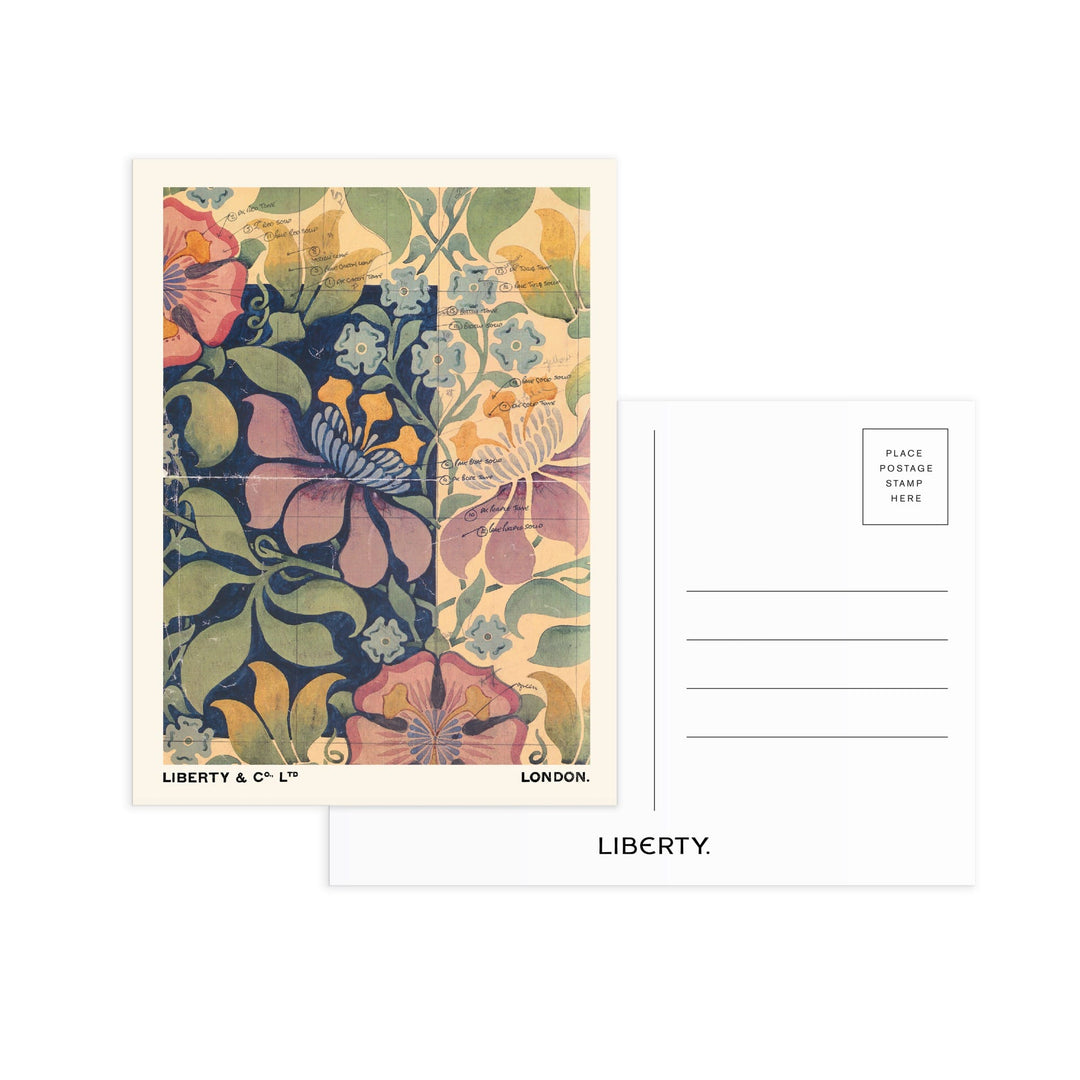 Liberty Postcard Book Postcards Liberty of London Ltd 