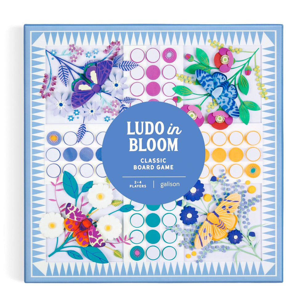 Ludo In Bloom Classic Board Game Set Board Games Diana Beltrán Herrera 