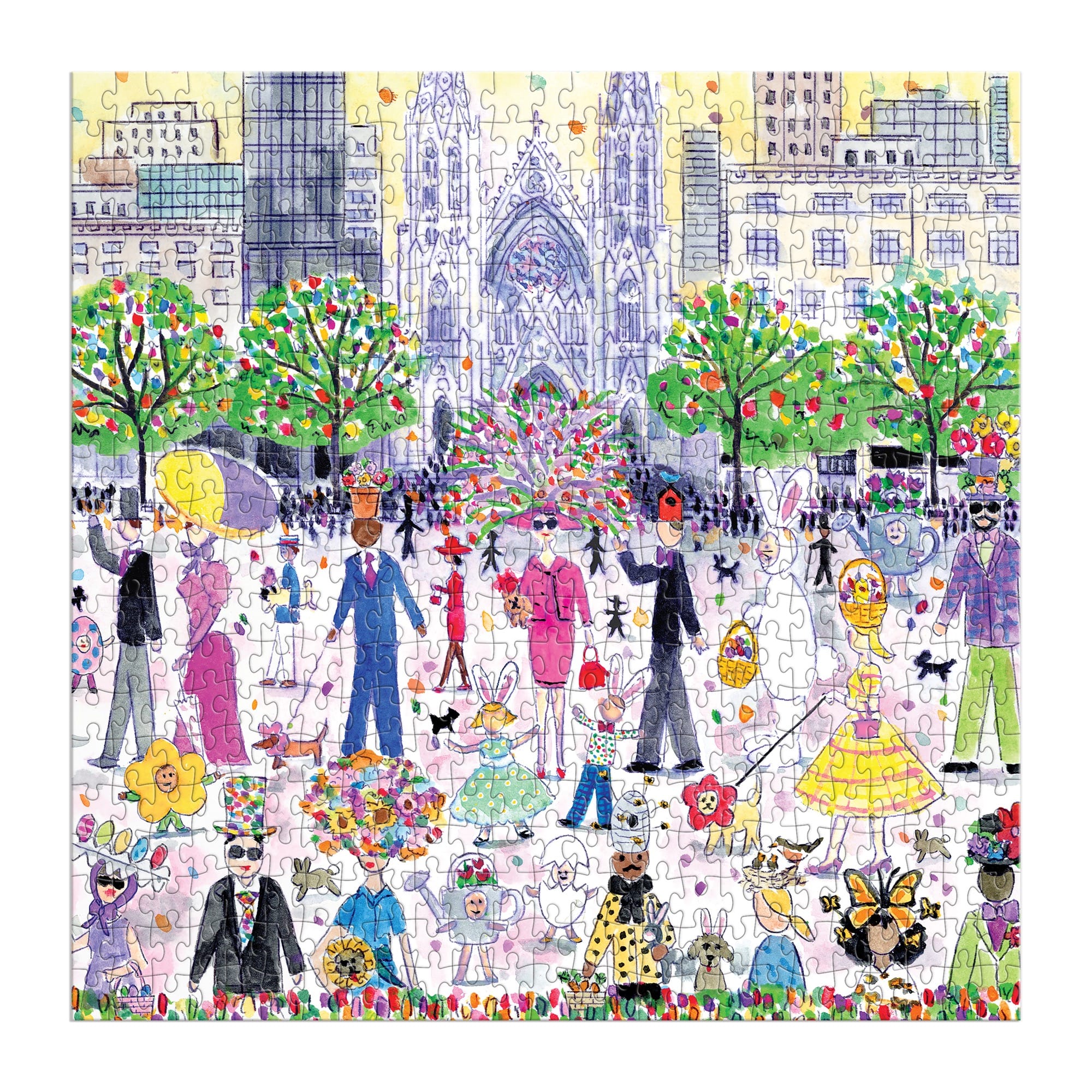 Michael Storrings Easter Parade 500-Piece Puzzle | Galison