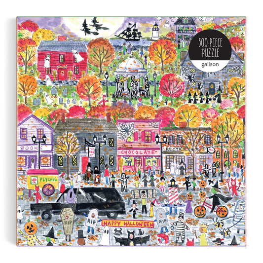 Michael Storrings Halloween Parade 500 Piece Puzzle Jigsaw Puzzle Michael Storrings 
