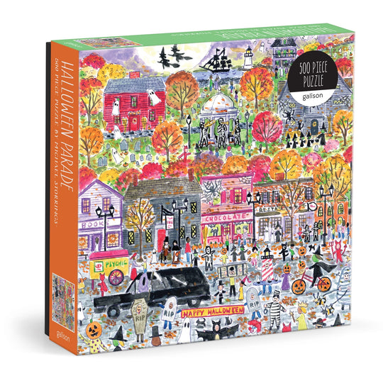 Michael Storrings Halloween Parade 500 Piece Puzzle Jigsaw Puzzle Michael Storrings 