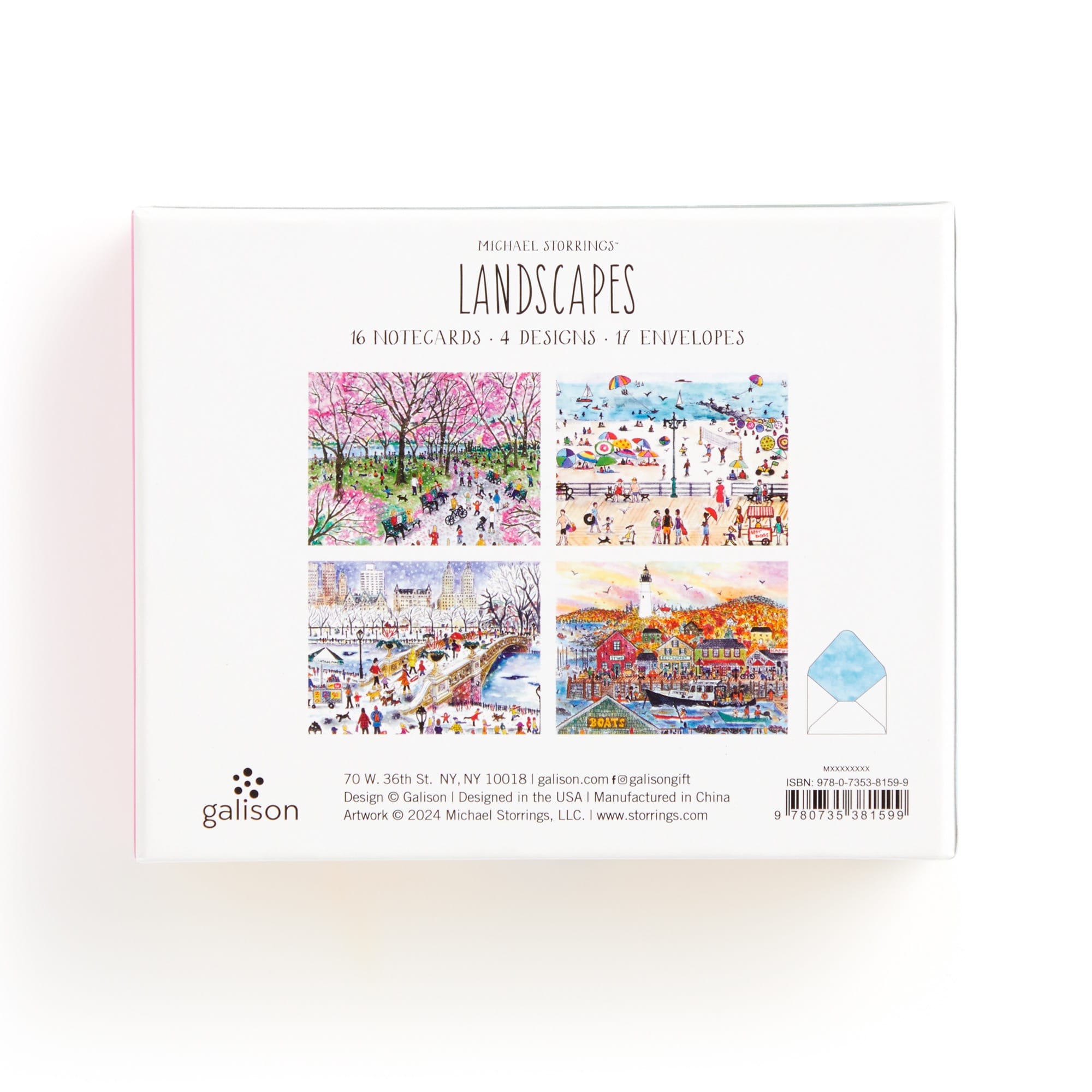 Michael Storrings Landscapes Greeting Card Assortment – Galison