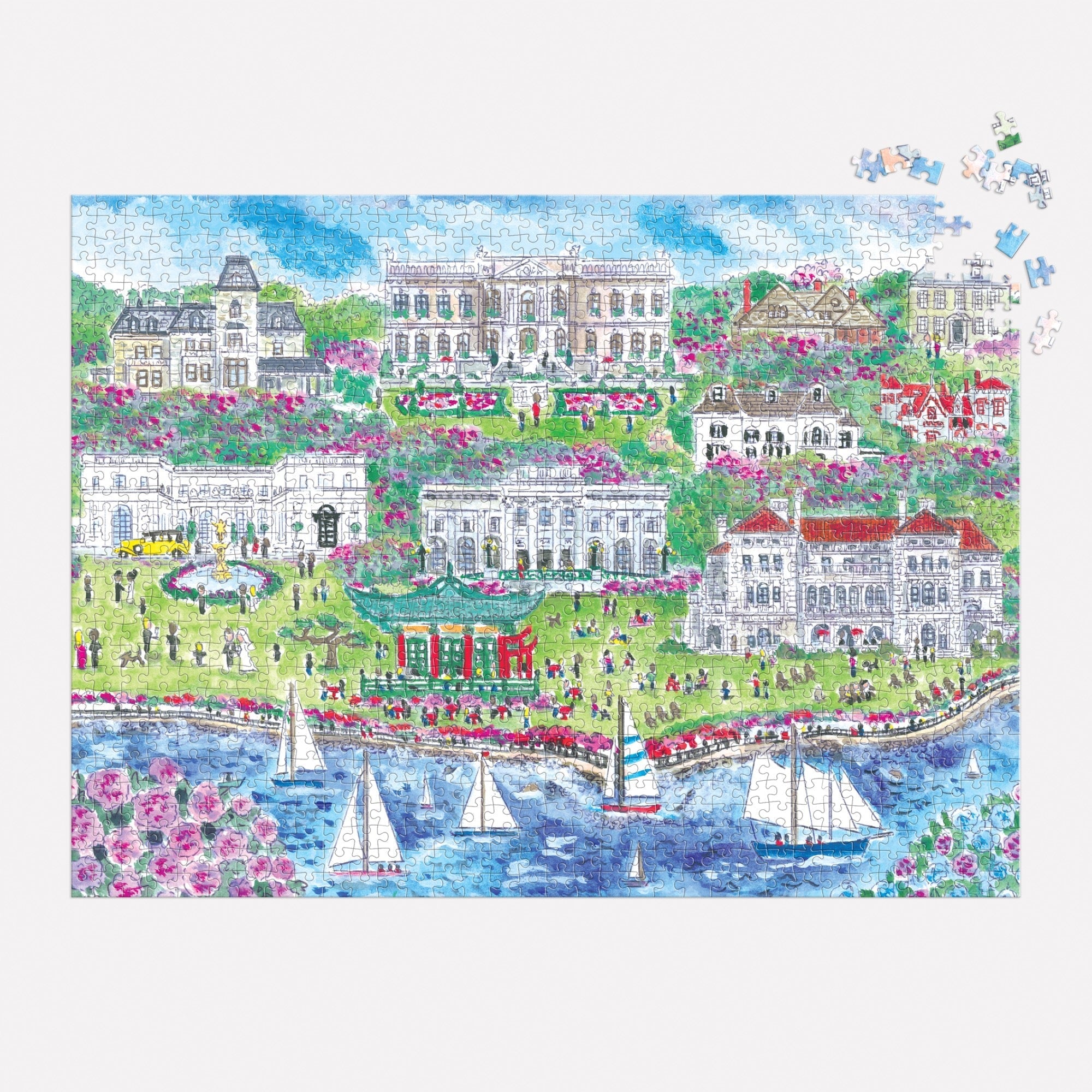 Michael Storrings Newport Mansions 1000 Piece Puzzle – Galison