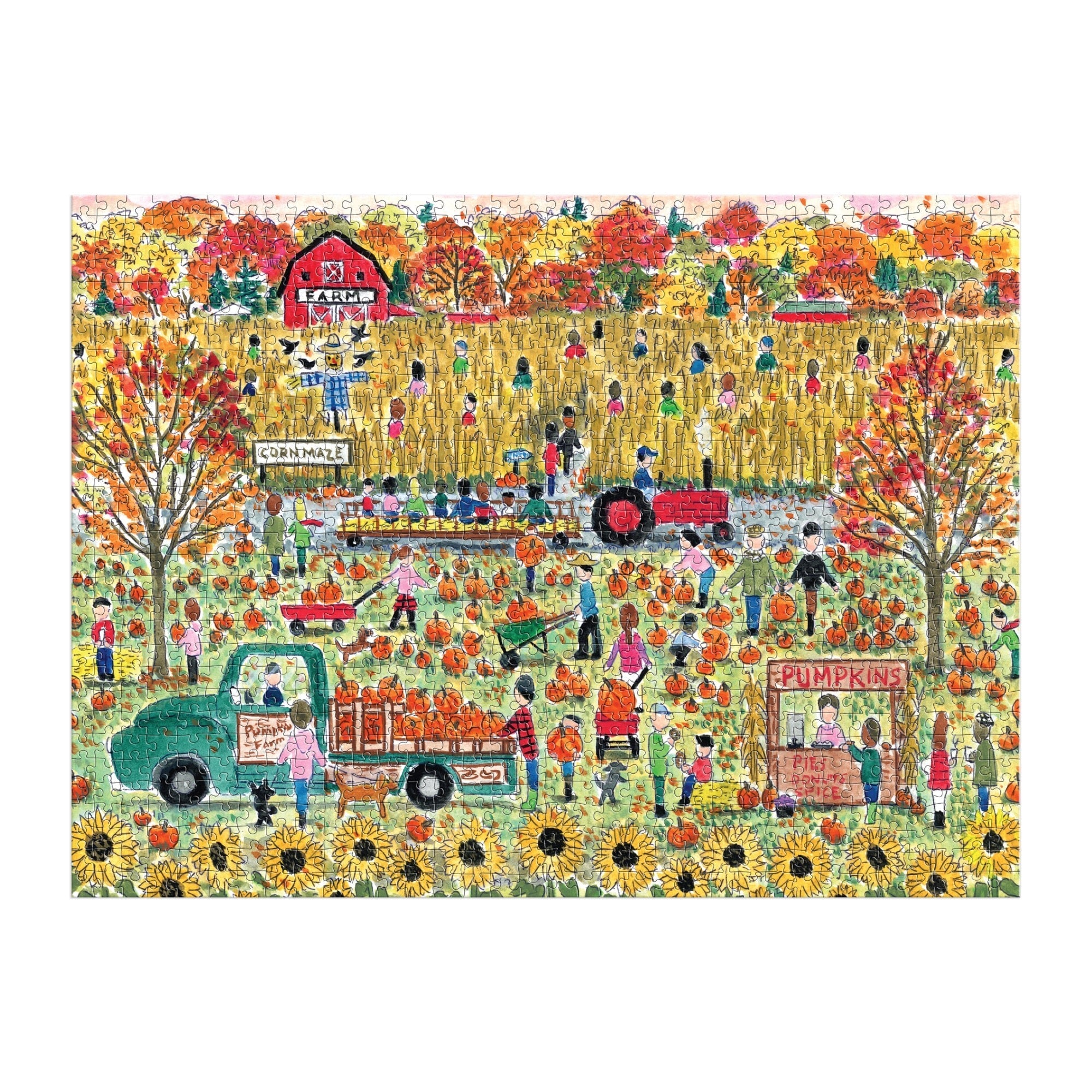 Michael Storrings Pumpkin Patch 1000 Piece Puzzle – Galison