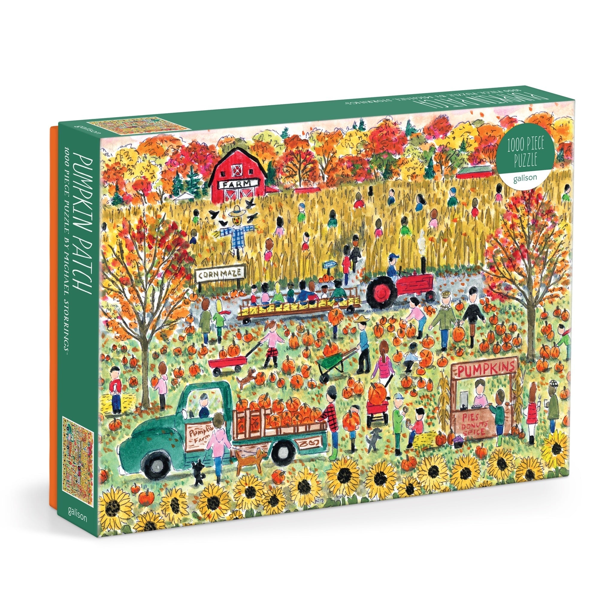Michael Storrings Pumpkin Patch 1000 Piece Puzzle – Galison
