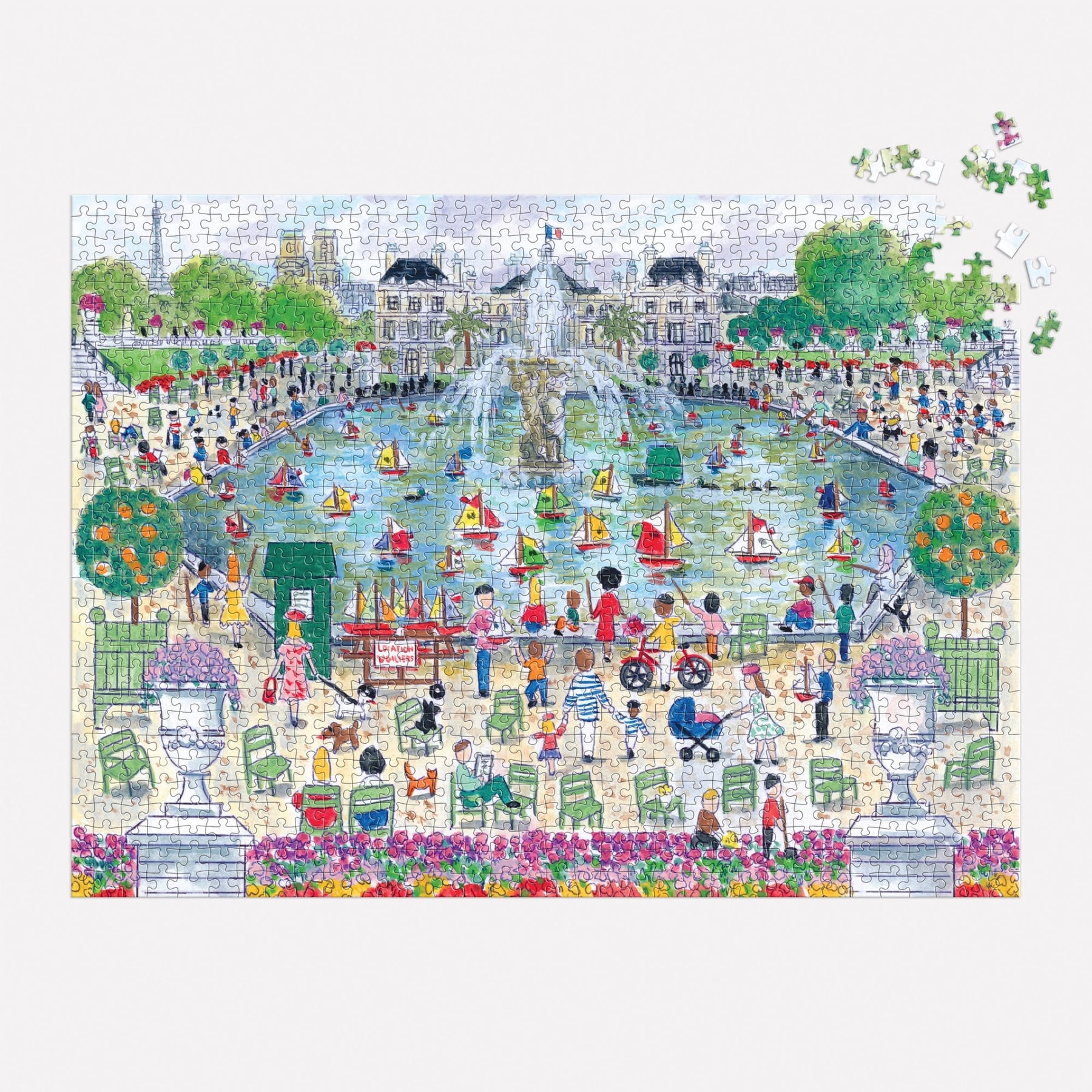 Galison Spring In Paris Puzzle 1000 Pieces Review | Puzzles Please