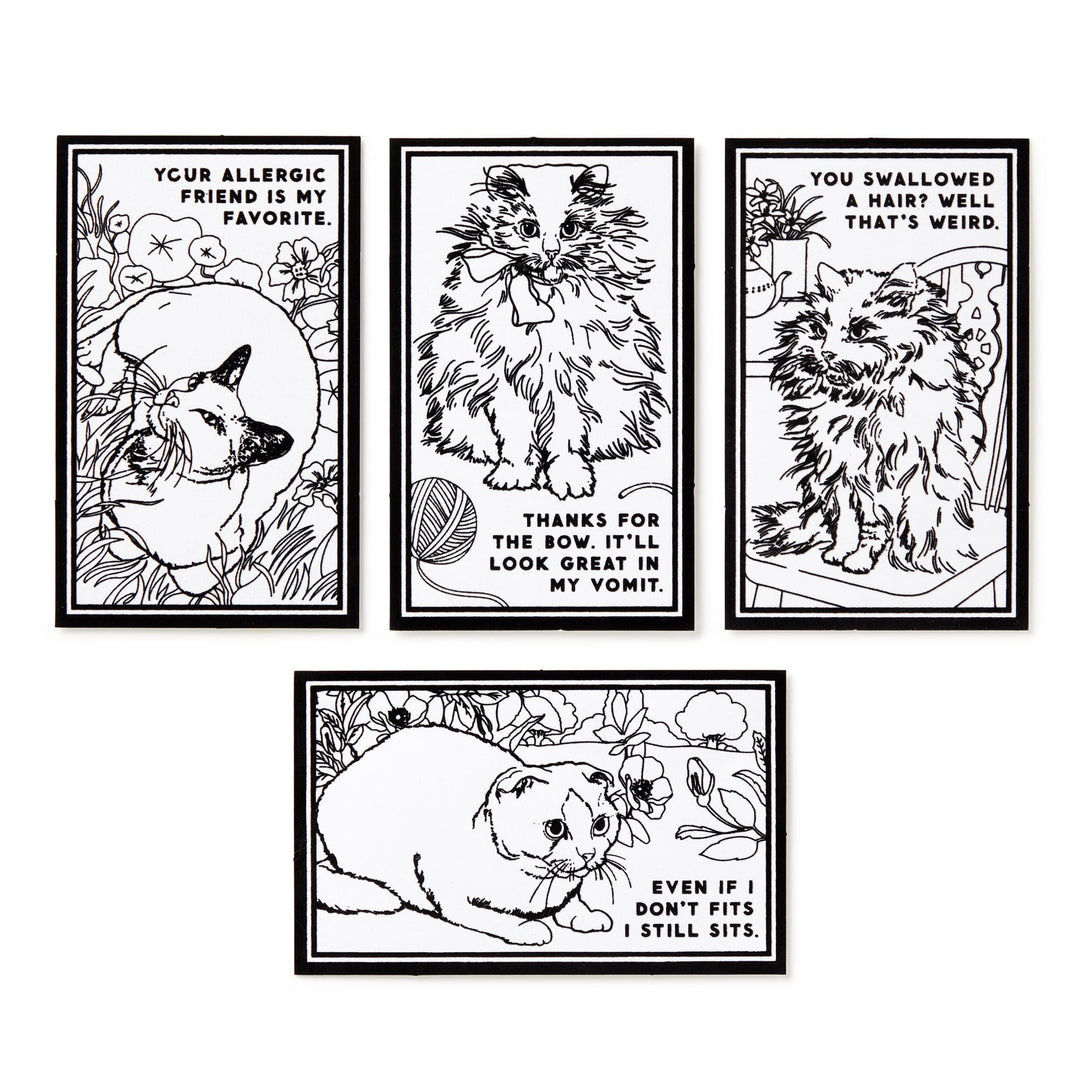 Moody Cats Magic Velvet Coloring Set - Brass Monkey - 9780735381223