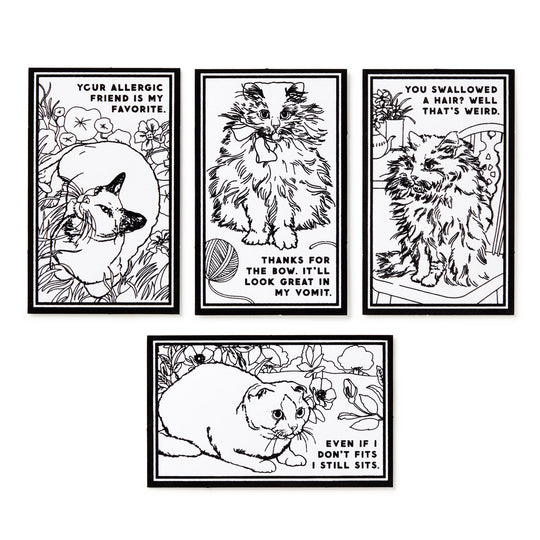 Moody Cats Magic Velvet Coloring Set - Brass Monkey - 9780735381223