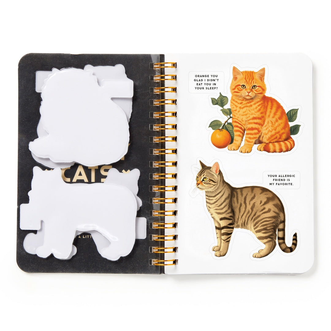 Moody Cats Sticker Book Stickers Brass Monkey Goods 