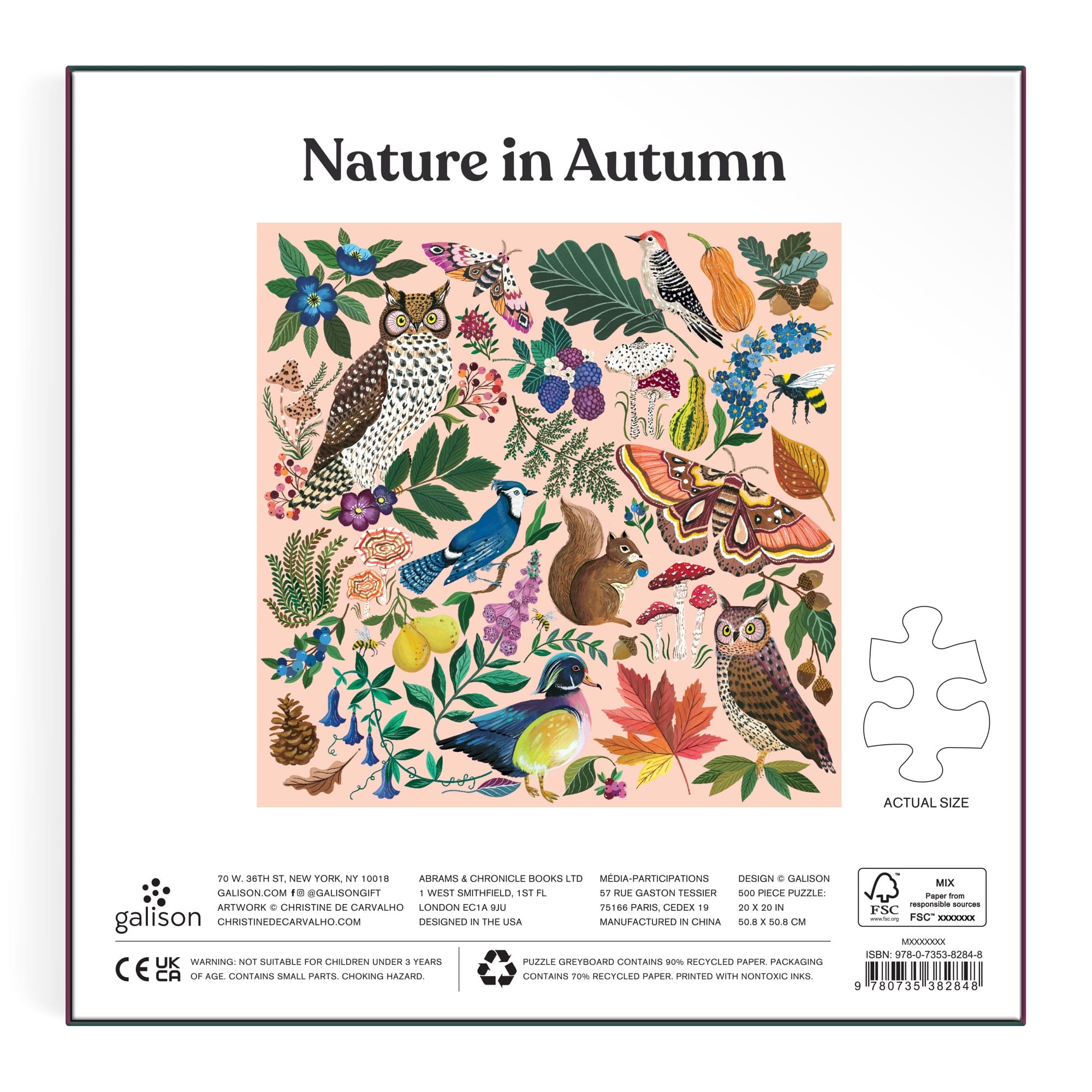 Nature in Autumn 500-Piece Jigsaw Puzzle | Galison
