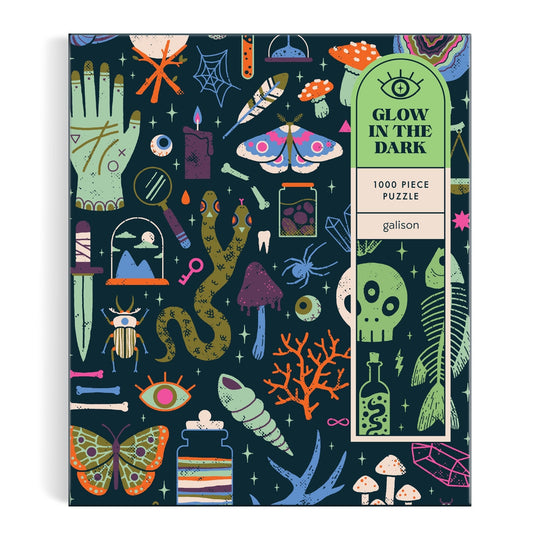 Occult and Curious 1000 Piece Glow in the Dark Puzzle Jigsaw Puzzle Camille Chew 