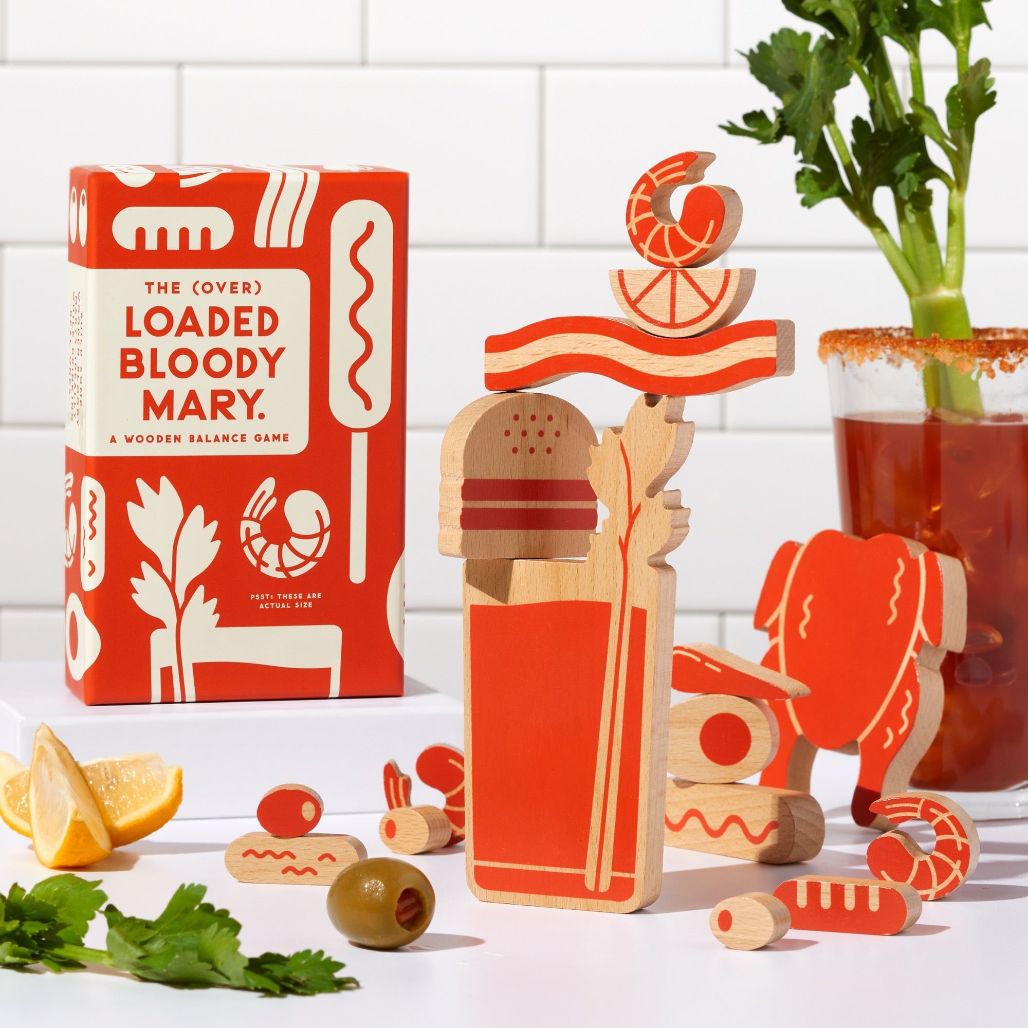Over) Loaded Bloody Mary Balance Game | Galison