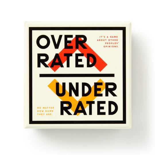 Overrated / Underrated Social Game - Brass Monkey - 9780735381209